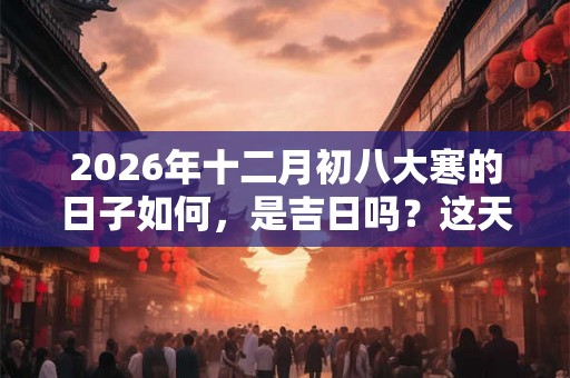 2026年十二月初八大寒的日子如何,是吉日吗?这天可以出殡吗? 2026年十二月初八大寒的日子如何,是吉日吗?这天可以出殡吗?