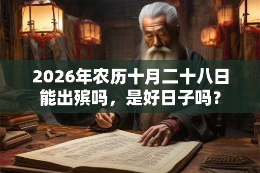 2026年农历十月二十八日能出殡吗，是好日子吗？