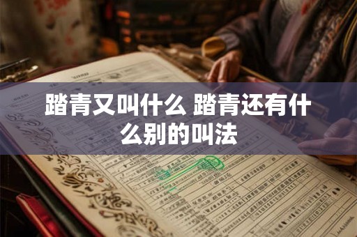 踏青又叫什么 踏青还有什么别的叫法