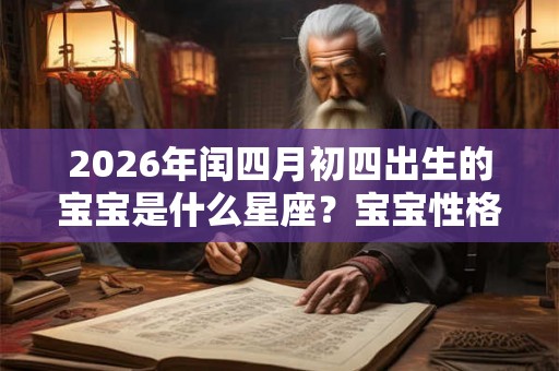 2026年闰四月初四出生的宝宝是什么星座？宝宝性格如何？
