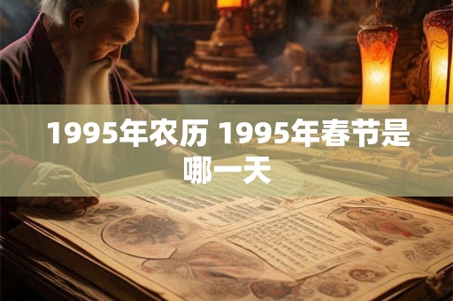 1995年农历 1995年春节是哪一天