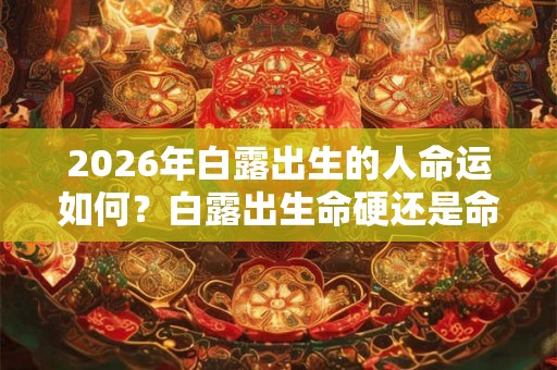 2026年白露出生的人命运如何？白露出生命硬还是命苦