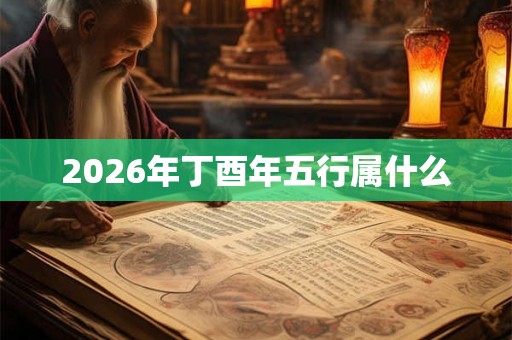 2026年丁酉年五行属什么