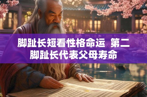 脚趾长短看性格命运 第二脚趾长代表父母寿命 脚趾长短看性格命运 第二脚趾长代表父母寿命