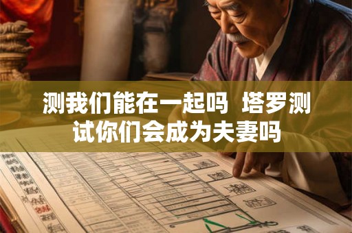 测我们能在一起吗  塔罗测试你们会成为夫妻吗