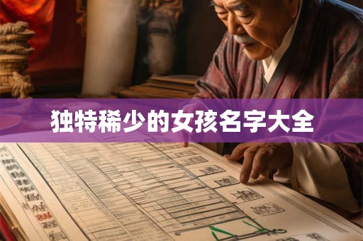 独特稀少的女孩名字大全