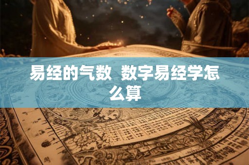 易经的气数  数字易经学怎么算