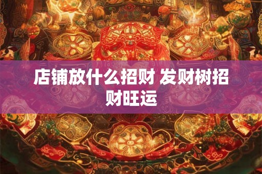 店铺放什么招财 发财树招财旺运