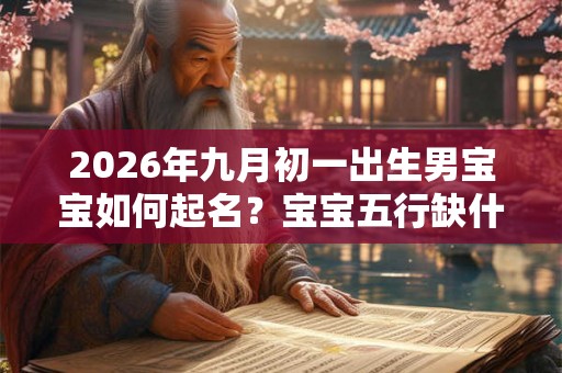 2026年九月初一出生男宝宝如何起名?宝宝五行缺什么? 2026年九月初一出生男宝宝如何起名?宝宝五行缺什么?