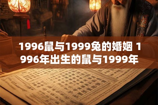 1996鼠与1999兔的婚姻 1996年出生的鼠与1999年出生的兔之间的婚姻是否可行