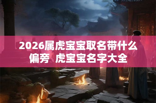 2026属虎宝宝取名带什么偏旁  虎宝宝名字大全