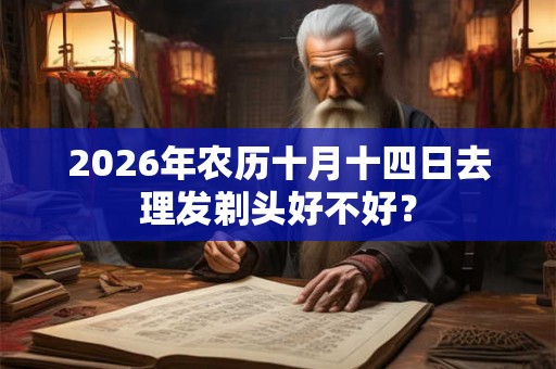 2026年农历十月十四日去理发剃头好不好？