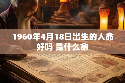 1960年4月18日出生的人命好吗 是什么命