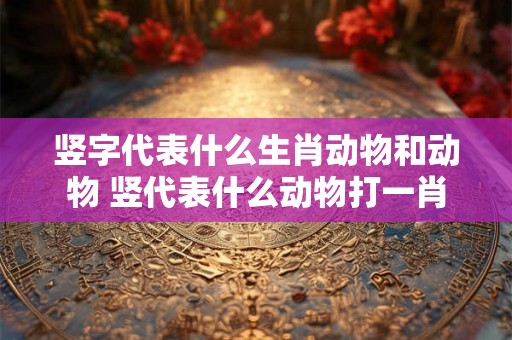 竖字代表什么生肖动物和动物 竖代表什么动物打一肖 竖字代表什么生肖动物和动物 竖代表什么动物打一肖