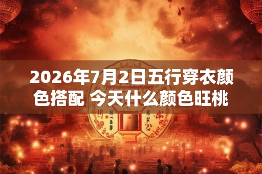2026年7月2日五行穿衣颜色搭配 今天什么颜色旺桃花