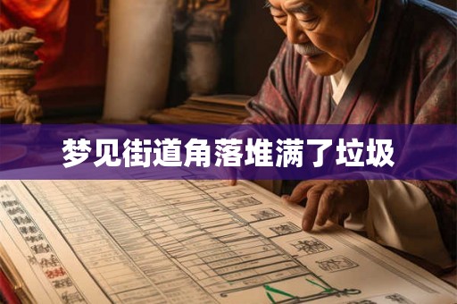 梦见街道角落堆满了垃圾 梦见街道角落堆满了垃圾