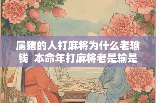 属猪的人打麻将为什么老输钱 本命年打麻将老是输是怎么一回事 属猪的人打麻将为什么老输钱 本命年打麻将老是输是怎么一回事