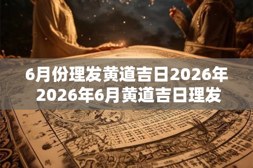 6月份理发黄道吉日2026年 2026年6月黄道吉日理发是哪天