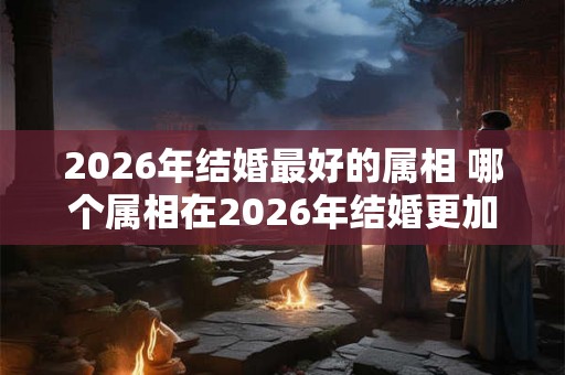 2026年结婚最好的属相 哪个属相在2026年结婚更加顺利