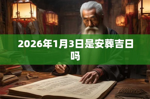 2026年1月3日是安葬吉日吗