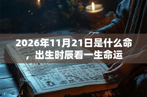 2026年11月21日是什么命，出生时辰看一生命运