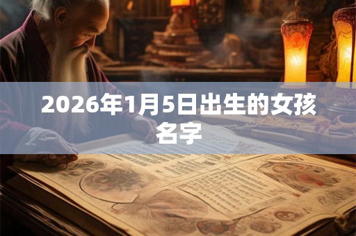 2026年1月5日出生的女孩名字 2026年1月5日出生的女孩名字