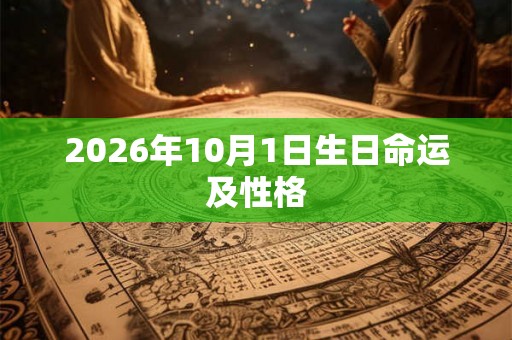 2026年10月1日生日命运及性格