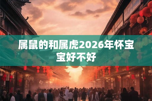 属鼠的和属虎2026年怀宝宝好不好 属鼠的和属虎2026年怀宝宝好不好