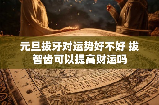 元旦拔牙对运势好不好 拔智齿可以提高财运吗