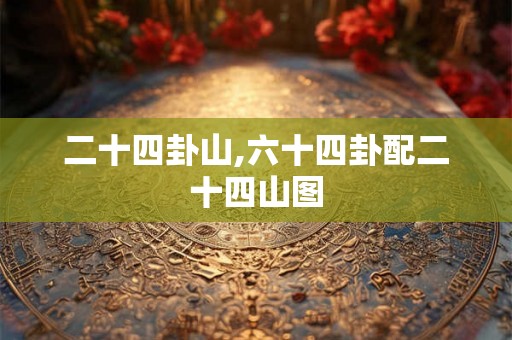 二十四卦山,六十四卦配二十四山图