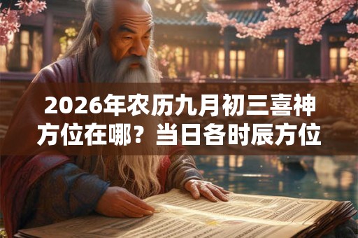 2026年农历九月初三喜神方位在哪？当日各时辰方位表