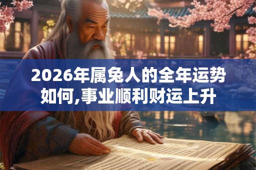 2026年属兔人的全年运势如何,事业顺利财运上升