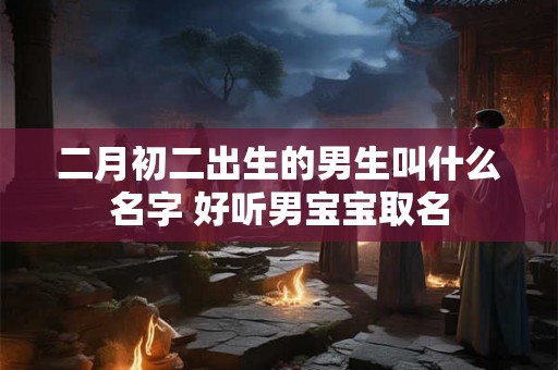 二月初二出生的男生叫什么名字 好听男宝宝取名
