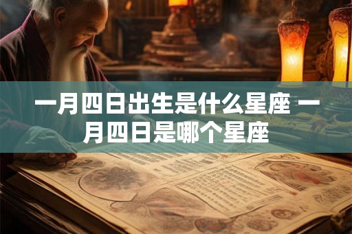 一月四日出生是什么星座 一月四日是哪个星座