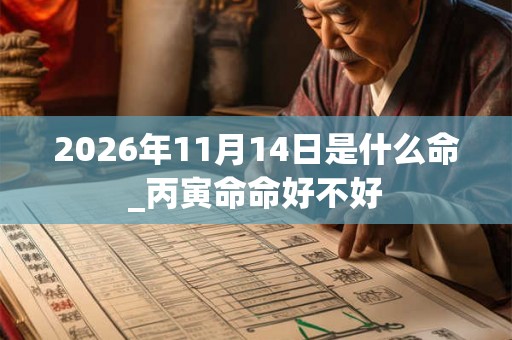 2026年11月14日是什么命_丙寅命命好不好