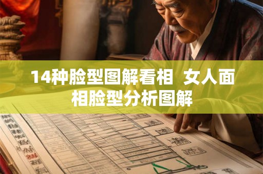 14种脸型图解看相  女人面相脸型分析图解
