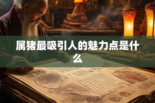 属猪最吸引人的魅力点是什么