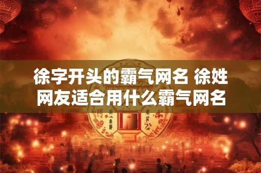 徐字开头的霸气网名 徐姓网友适合用什么霸气网名