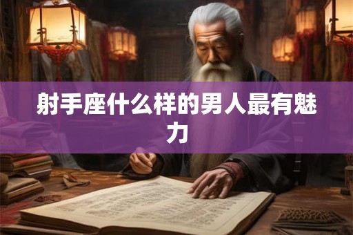 射手座什么样的男人最有魅力