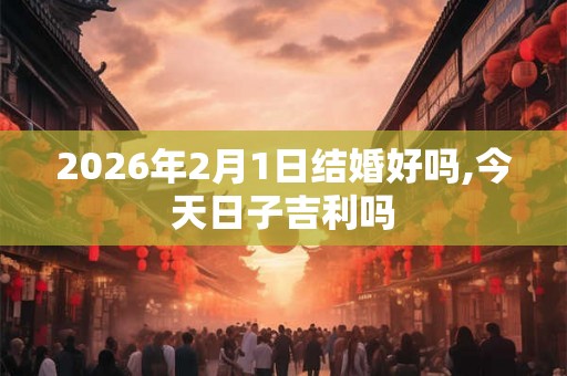 2026年2月1日结婚好吗,今天日子吉利吗 2026年2月1日结婚好吗,今天日子吉利吗
