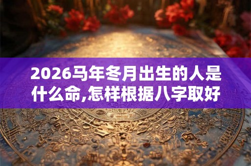 2026马年冬月出生的人是什么命,怎样根据八字取好名