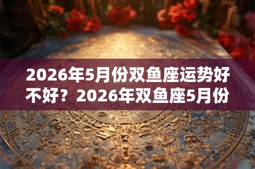 2026年5月份双鱼座运势好不好？2026年双鱼座5月份运势解析