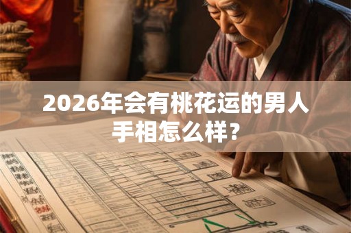 2026年会有桃花运的男人手相怎么样? 2026年会有桃花运的男人手相怎么样?