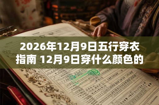 2026年12月9日五行穿衣指南 12月9日穿什么颜色的衣服