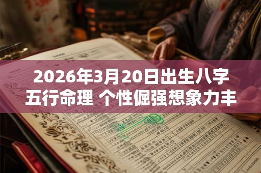 2026年3月20日出生八字五行命理 个性倔强想象力丰富