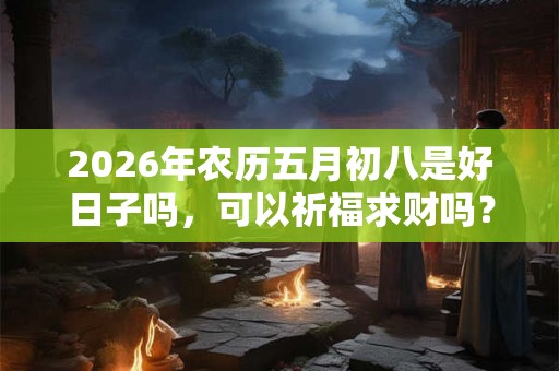 2026年农历五月初八是好日子吗,可以祈福求财吗? 2026年农历五月初八是好日子吗,可以祈福求财吗?