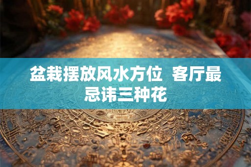 盆栽摆放风水方位  客厅最忌讳三种花
