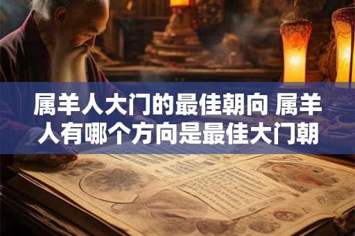 属羊人大门的最佳朝向 属羊人有哪个方向是最佳大门朝向 属羊人大门的最佳朝向 属羊人有哪个方向是最佳大门朝向