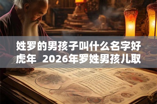 姓罗的男孩子叫什么名字好虎年 2026年罗姓男孩儿取名参考 姓罗的男孩子叫什么名字好虎年 2026年罗姓男孩儿取名参考