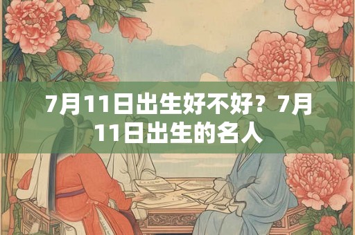 7月11日出生好不好?7月11日出生的名人 7月11日出生好不好?7月11日出生的名人